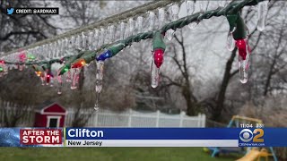 Rain, Ice Storm Causes Damage In New York & New Jersey