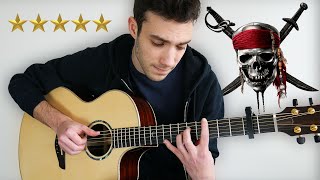 Video thumbnail of "Pirates of the Caribbean - He's a Pirate (Fingerstyle Guitar Cover)"