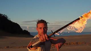 Fire Dancers at Rainbow Beach Australia | Flux