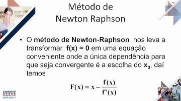 Cálculo Numérico   Newton-raphson
