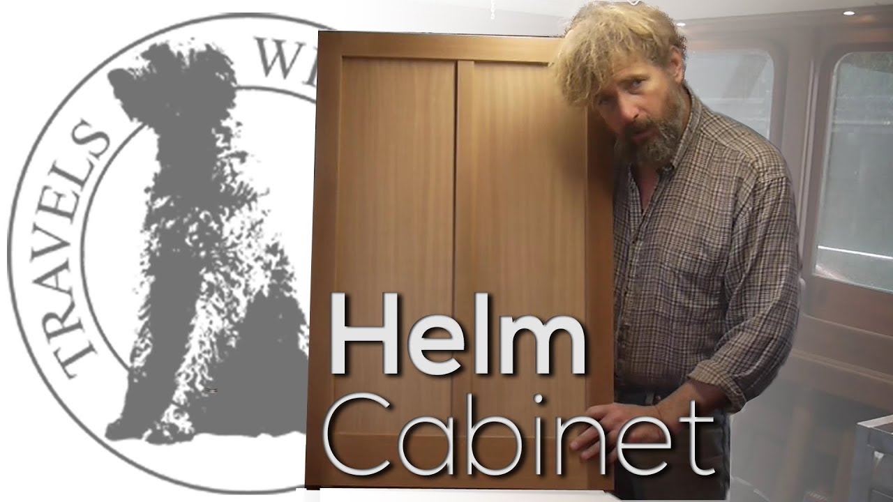 Building The Helm Cabinet Boat Life Living Aboard A Wooden