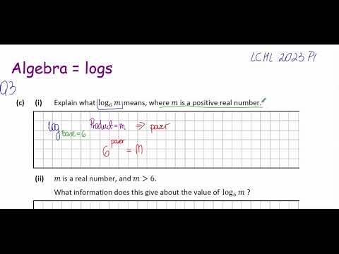Stop Overthinking Logs! Algebra Made Easy (LC Maths)