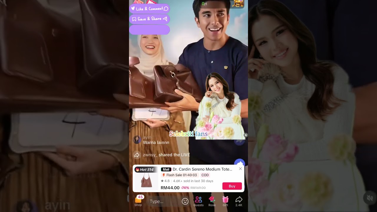 YB Syed Live Bersama DR.Cardin” Netizen Risau YB SS Lupa Bella “