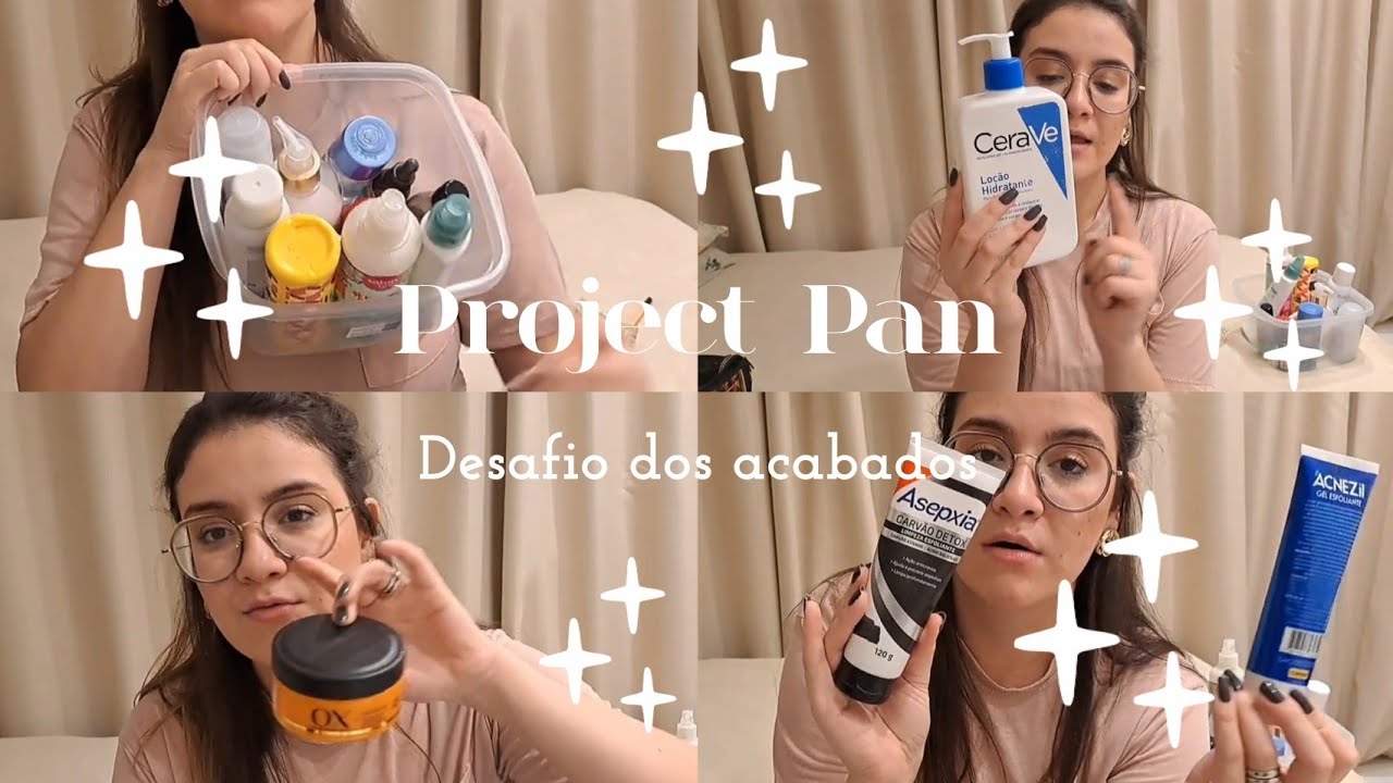 PROJECT PAN | 2024: Meu Desafio dos Acabados! | Minimalismo e Consumo Consciente