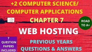 PLUS TWO COMPUTER SCIENCE|COMPUTER APPLICATIONS|QUESTION PAPER & ANSWERS|CHAPTER 7|WEB HOSTING