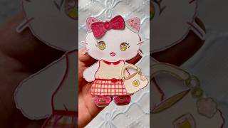 PAPER DOLL DRESS UP 💕 Cute Red Gingham Outfit #paperdollsdressup