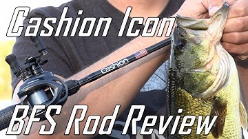 Cashion Icon Bait Finesse Rod Review - BFS Fishing with the KastKing Kestrel Elite BFS