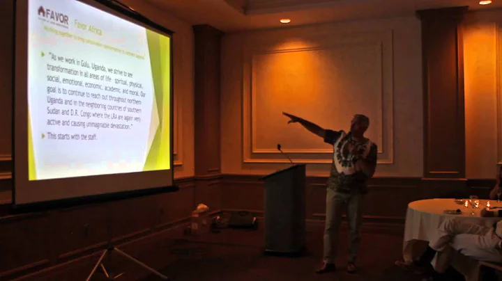 Dan and Kathy Bafia Presenting Their Trip to Afric...