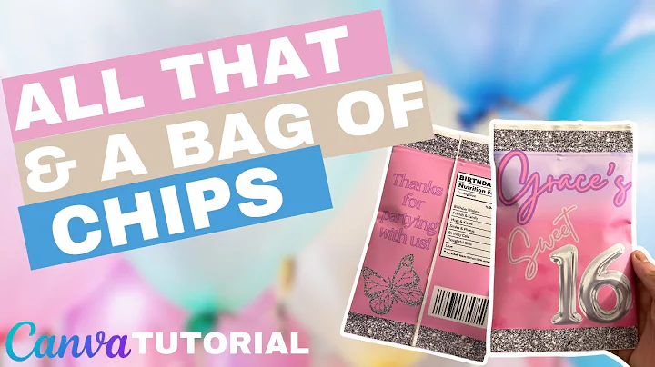 Custom Chip Bags using Canva | DIY Party Favors | Design and Assembly Tutorial