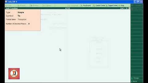 Tally.ERP Creation Units of Measurements of Inventory | Tally training Lovanshi