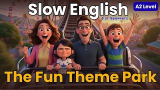 The Fun Theme Park | Easy English Listening Story (A2 Level)
