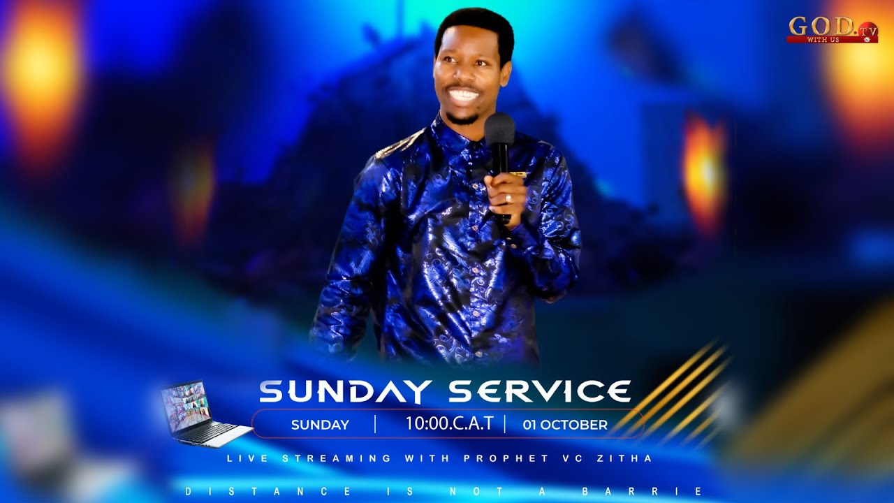 YOU'RE WATCHING SUNDAY LIVE WITH PROPHET V.C ZITHA - 1st OCTOBER  2023