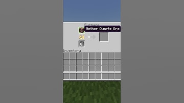 How To Get Nether Quartz With Smelting In Minecraft #Shorts