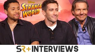 Jake Gyllenhaal, Dennis Quaid, \& Jaboukie Young-White Interview: Strange World