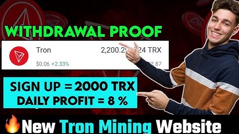 Trx Mining Site | new mining app | mining tron | trx mining | tron | new trx mining site today | trx