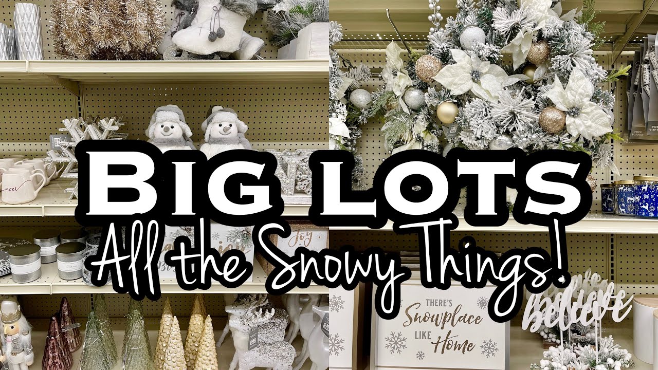 NEW BIG LOTS CHRISTMAS DECOR 2021 • SHOP WITH ME - YouTube