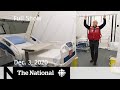 CBC News: The National | Alberta field hospitals could hold 750 COVID-19 patients | Dec. 3, 2020