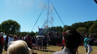 L.I. Fair Old Bethpage Village Restoration Man on Fire Dives 9-29-19
