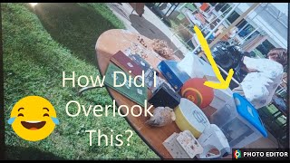 Garage Sale Sourcing and Missing Items. Yes, I do Make Mistakes.