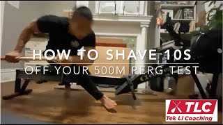 The SECRET to Shave 10s Off Your Paddle Erg Test! - Tek Talk 25.1.3