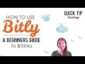 How to Use Bitly, Beginners Guide to Bitlinks