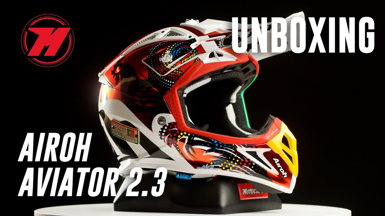UNBOXING CASQUE CROSS AIROH AVIATOR 2.3 AMS2 SIX DAYS 2020 🇵🇹 - YouTube