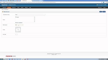 OpenCart - Manufacturer