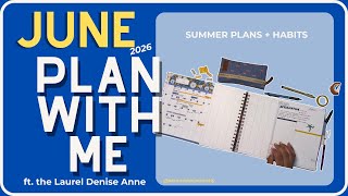 June 2026 Plan With Me | Summer Setup, CoVA Planner Conference, and All the Things