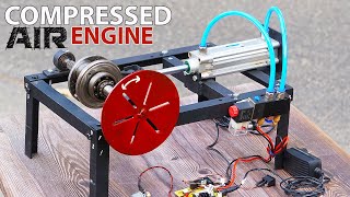 Making of DIY Compressed Air Engine | DIY Pneumatics Project Ideas