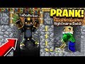 Pranking as NIGHTMARE BALDI in Minecraft! (He *FREAKED* When He Saw Nightmare Baldi)