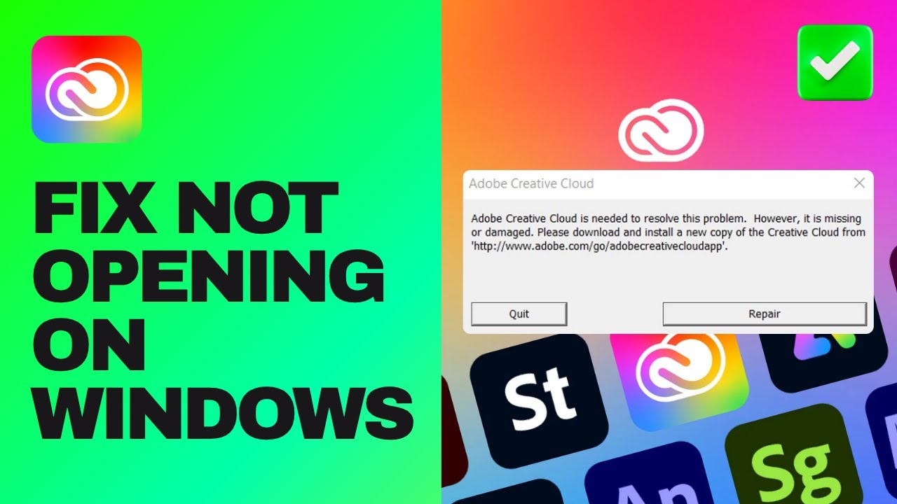 [Easy Guide] Fix Adobe Creative Cloud Not Opening on Windows