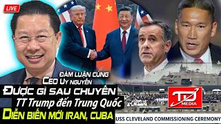 Mỹ được gì sau chuyến TT Trump đến Trung Quốc ? Q Bộ trưởng Hùng Cao & Lễ Hạ thủy Tàu USS Cleveland