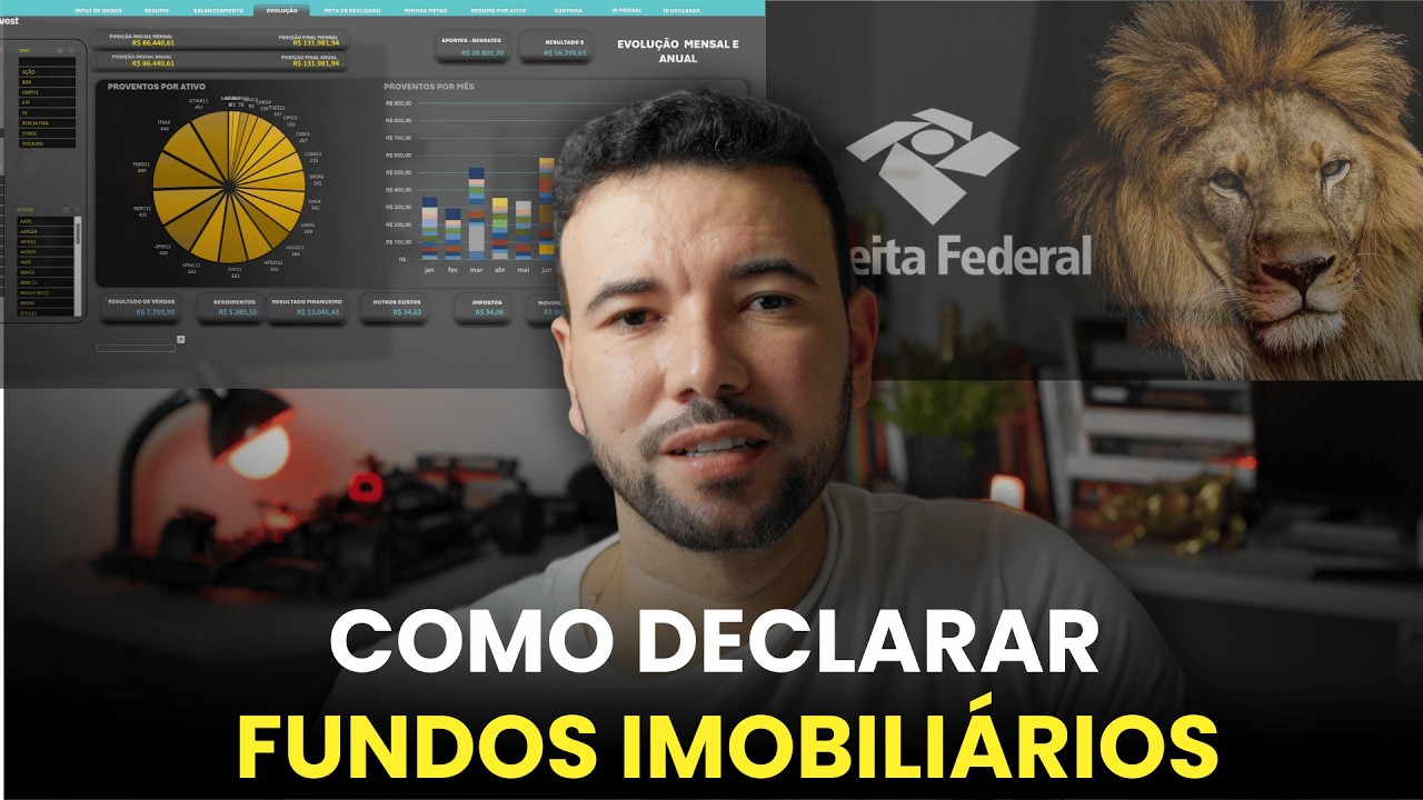 PASSO A PASSO PRA DECLARAR  OS FUNDOS IMOBILIÁRIOS
