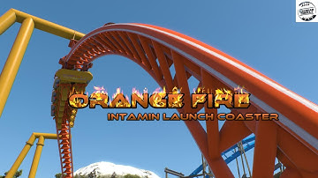 NoLimits 2 - Orange Fire (Intamin Launch Coaster) 4K 60fps