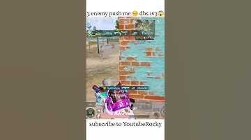 3 enemy push me 😔 Dbs best 1v3😱#shorts #ytshorts #shortsvideo #pubgmobile