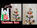 Diy How to make Christmas tree with plastic bags