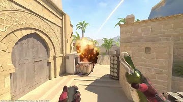How to molotov ticket on mirage from tetris - CS2 Tutorial