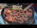 Korean Traditional Galbi BBQ: Grilled Beef Short Ribs (갈비구이)