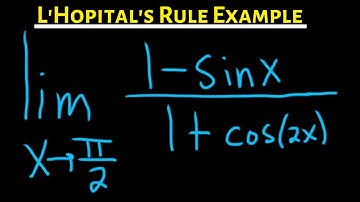 Limit of (1 - sin(x))/(1 + cos(2x)) as x approaches pi/2 with L