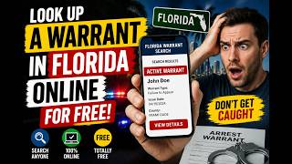 How to look up a warrant in Florida online for free