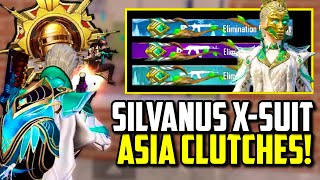 SIX FINGER ASIA SERVER CLUTCHES WITH NEW SILVANUS X-SUIT!! | PUBG MOBILE