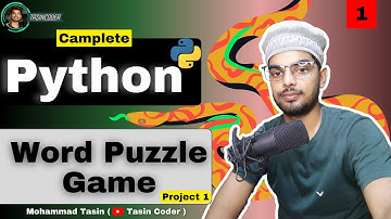 "Build a Word Puzzle Game with Python" | Python Projects for Beginners ❤️ | Day 1
