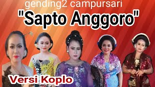 Karawitan koplo dan uyon-uyon Sapto Anggoro pentas digesing manduro jombang.