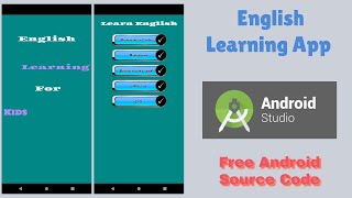 Android English Learning and Pronunciation App in android studio Project | Free Source Code