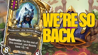 5 Goldrinn on Tier 5, We're Bringing Beasts Back | Dogdog Hearthstone Battlegrounds