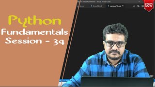Python Tutorial | Python Fundamentals Session 34