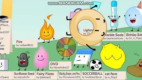 BFB 2 Recommended Characters (ORIGINAL)