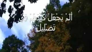 سورة الفيل بصوت الشيخ علي الحذيفي Ali Alhodaifi ‎ - YouTube.flv