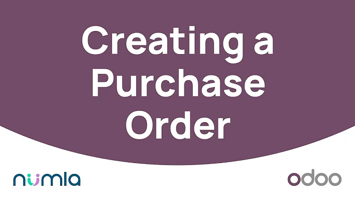 Creating Purchase Orders | Odoo Purchase