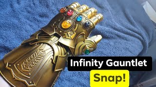 This is a quick video where i snap my fingers :p link de compra del
guantelete (ebay):
https://www.ebay.com/itm/thanos-infinity-gauntlet-full-metal-1-1-weara...